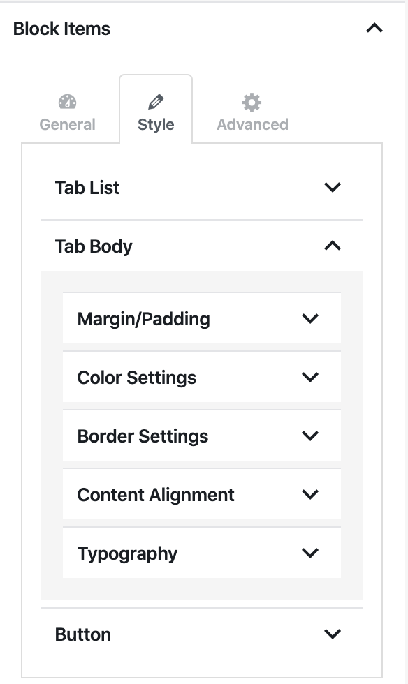 Tabs Section