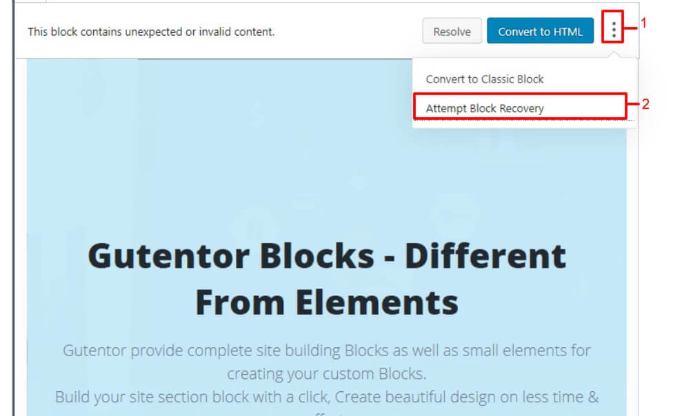 This block contains unexpected or invalid content- solutions